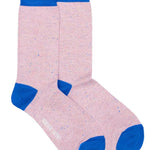 Solline Sparkly Sock Silk Tweed Pink Genevieve Sweeney