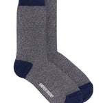 Solline Sparkly Sock Silk Tweed Denim Blue Genevieve Sweeney