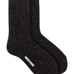 Soro Lounge Socks Merino Cashmere Sparkly Black Genevieve Sweeney
