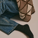 Soro Lounge Socks Merino Cashmere Sparkly Black Genevieve Sweeney