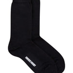 Sotto Organic Cotton Sock Black Genevieve Sweeney