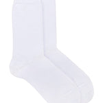 Sotto Organic Cotton Sock White Genevieve Sweeney
