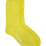 Sotto Organic Cotton Sock Yellow Genevieve Sweeney