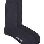 Sotto Organic Cotton Sock Charcoal Melange Genevieve Sweeney