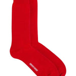 Sotto Organic Cotton Sock Bright Red Genevieve Sweeney