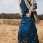 Alva Cardigan Lambswool Drift Grey Genevieve Sweeney