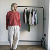 Ash Lambswool Sweater Poppy Red Marl Genevieve Sweeney
