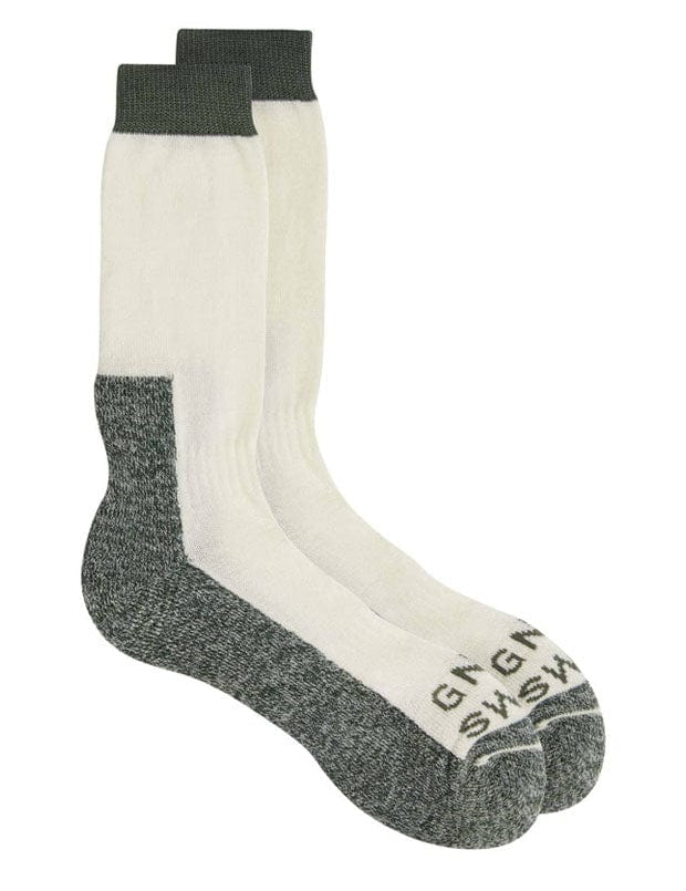GS Merino Wool Walking Sock Ecru Genevieve Sweeney