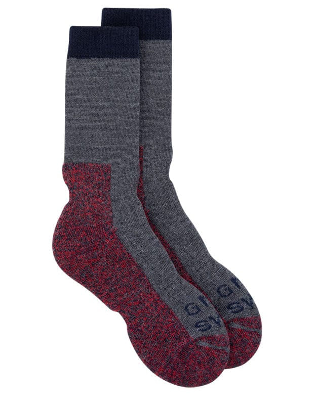 GS Merino Wool Walking Sock Grey Genevieve Sweeney