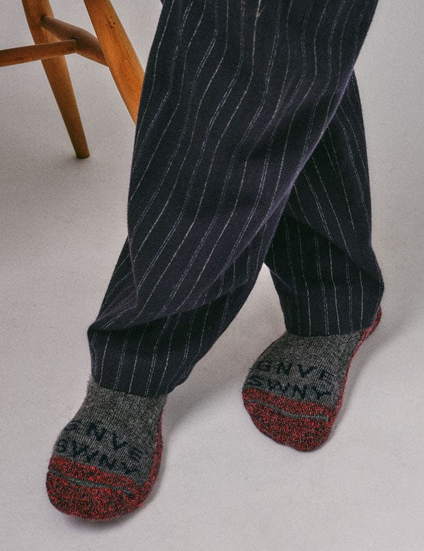 GS Merino Wool Walking Sock Grey Genevieve Sweeney