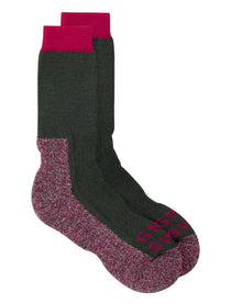 GS Merino Wool Walking Sock Khaki Genevieve Sweeney