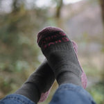 GS Merino Wool Walking Sock Khaki Genevieve Sweeney