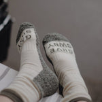GS Merino Wool Walking Sock Ecru Genevieve Sweeney