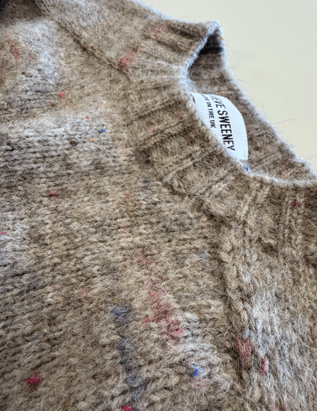 Willow Alpaca Merino Wool Sweater Natural Genevieve Sweeney