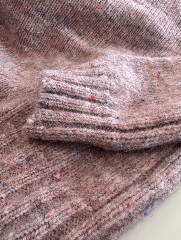 Willow Alpaca Merino Wool Sweater Pink Genevieve Sweeney