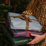 Lin Lambswool Jacquard Knitted Hood Burgundy - Preorder