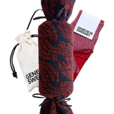 GS Christmas Cracker Mystery Sock Burgundy