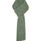 British Wool Moss Stitch Scarf Sage Green