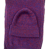Chunky Lambswool Moss Stitch Scarf & Beanie Set Pink
