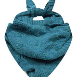Lambswool Triangle Scarf Turquoise
