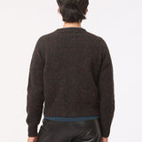 Lenzie Brushed Wool Cardigan Midnight