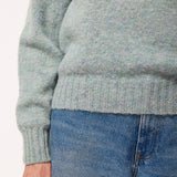Leslie Brushed Wool Sweater Pearl Blue