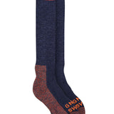 GS Merino Wool Long Walking Sock Navy Orange
