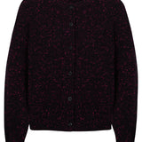 Soar Merino Wool Textured Stitch Sweater Plum
