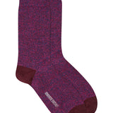 Samar Merino Wool Marl Sock Pink