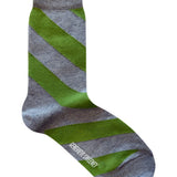 Serora Organic Cotton Stripe Socks Green