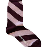 Serora Organic Cotton Stripe Socks Pink
