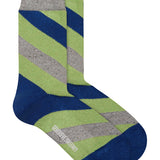 Serora Sparkly Stripe Sock Green Blue