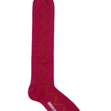 Sia Merino Knee High Socks Pink