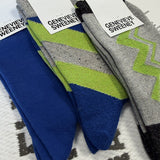 Sock Gift Set Sparkly Lime & Silver