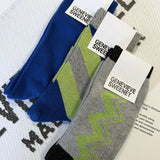 Sock Gift Set Sparkly Lime & Silver