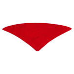Lambswool Triangle Scarf Bright Red Genevieve Sweeney
