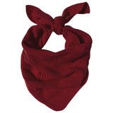 Lambswool Triangle Scarf Deep Spiced Red