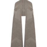 Textured Merino Wool Blanket Scarf Fawn - Preorder