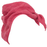 Merino Wool Triangle Scarf Bright Pink Genevieve Sweeney