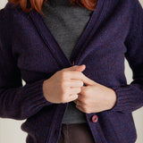 Alva Cardigan Lambswool Indigo