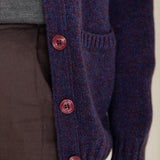 Alva Cardigan Lambswool Indigo