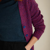 Alva Cardigan Lambswool Pink