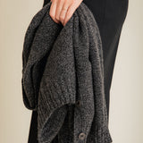 Alva Cardigan Lambswool Charcoal