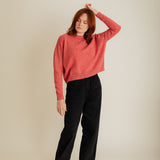 Ash Lambswool Sweater Poppy Red Marl