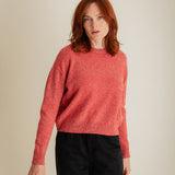 Ash Lambswool Sweater Poppy Red Marl