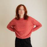 Ash Lambswool Sweater Poppy Red Marl