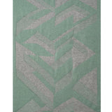 Baby Lambswool Geometric Blanket Gift Set Mint