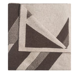 Baby Lambswool Geometric Blanket Gift Set Putty