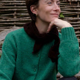 Lenzie Brushed Wool Cardigan Bright Green