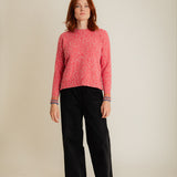 Brook Sweater Textured Lambswool Pink